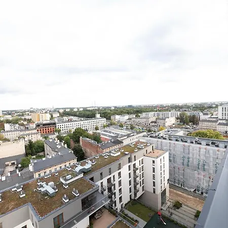 The Highest Penthouse In On B&b-freeparking Лодзь